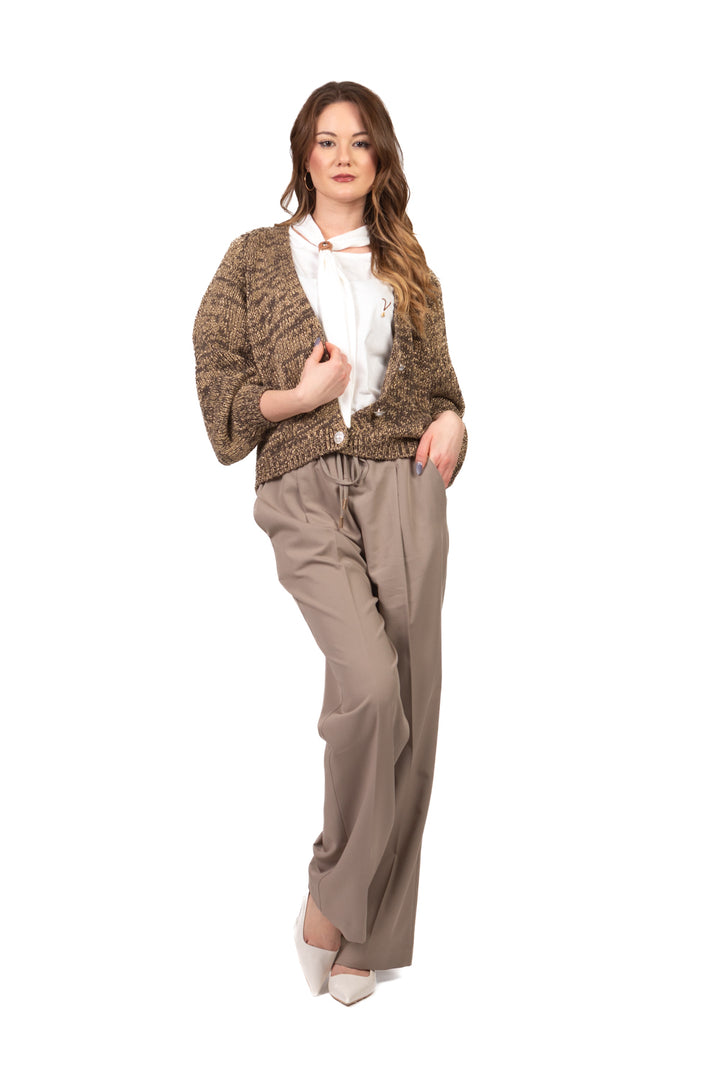 Dixie - Pantalone palazzo con  coulisse Art. P027A145