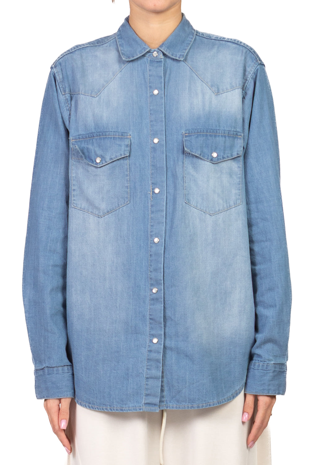 Tensione In - Camicia in denim Art. S26C434