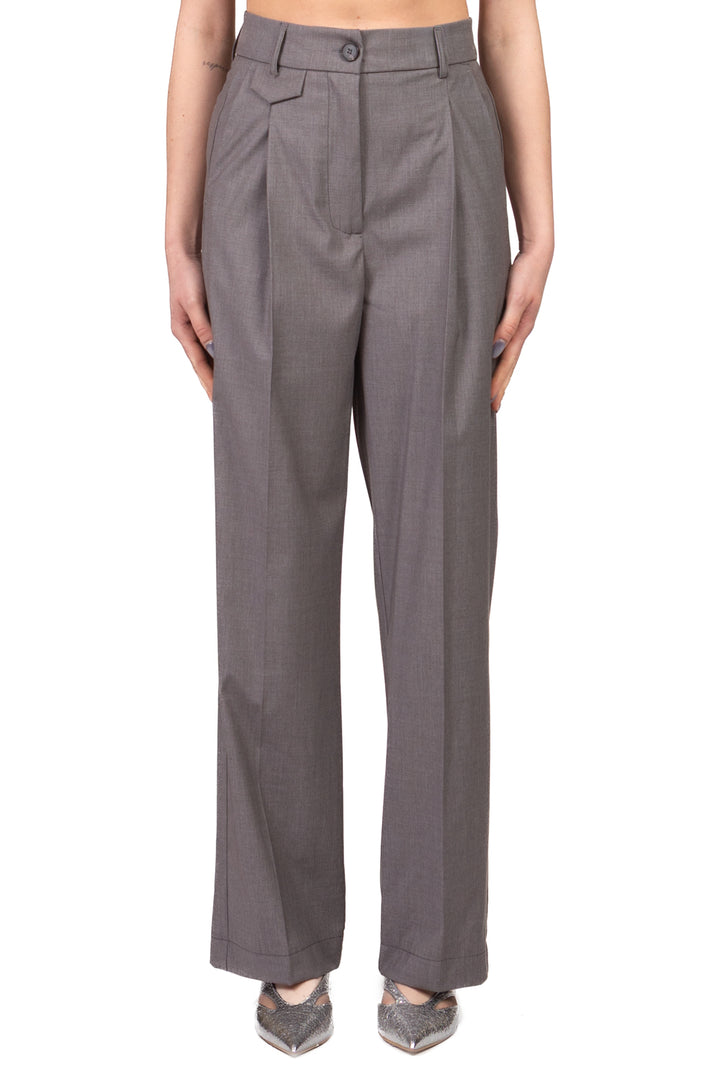 Vicolo - Pantalone palazzo con pinces Art. TAB1003