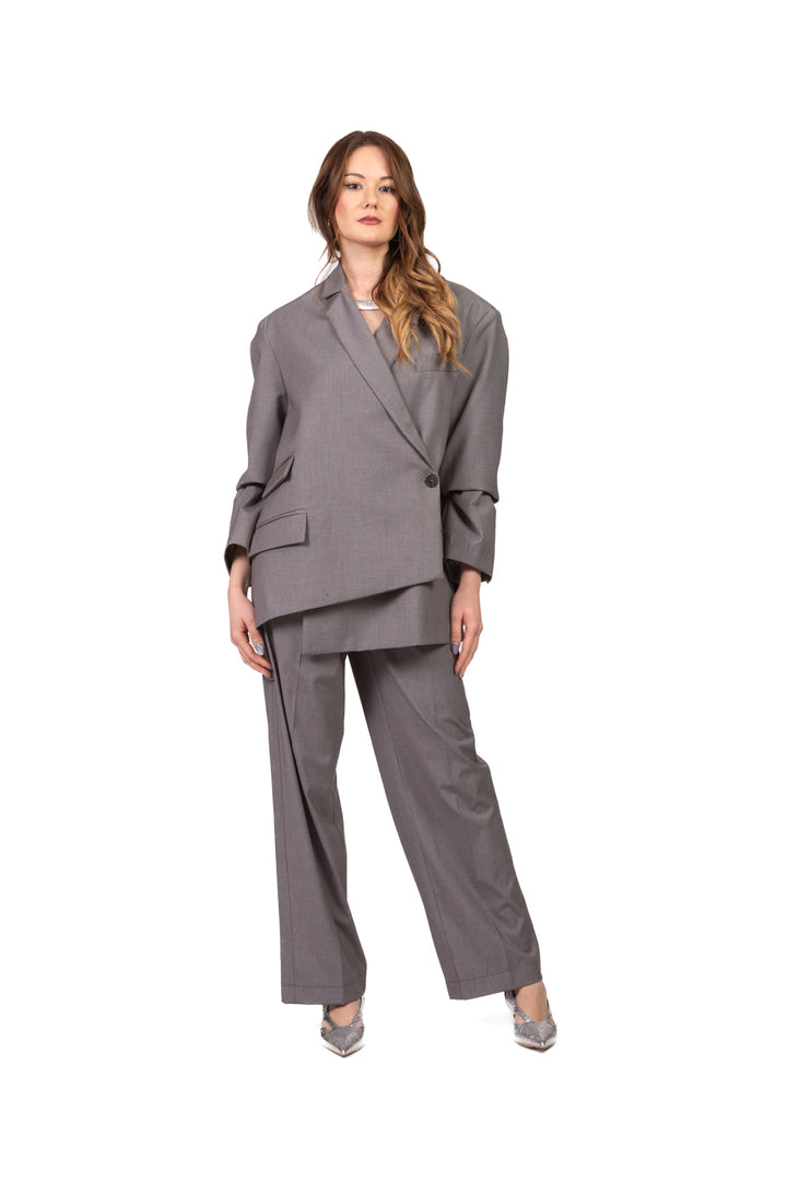 Vicolo - Pantalone palazzo con pinces Art. TAB1003