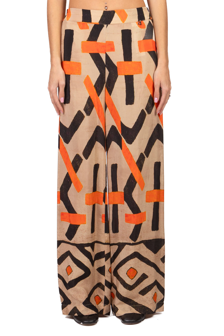 Dixie - Pantalone fantasia con elastico posteriore Art. PDH81CMA