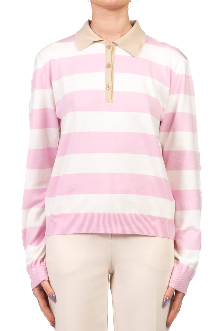 Tensione in - Maglia polo rigata Art. P6HMJ09A414