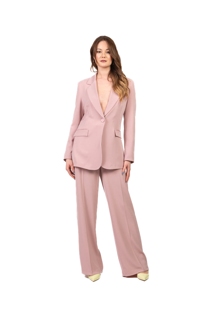 Motel - Pantalone palazzo con elastico posteriore Art. 26P3758