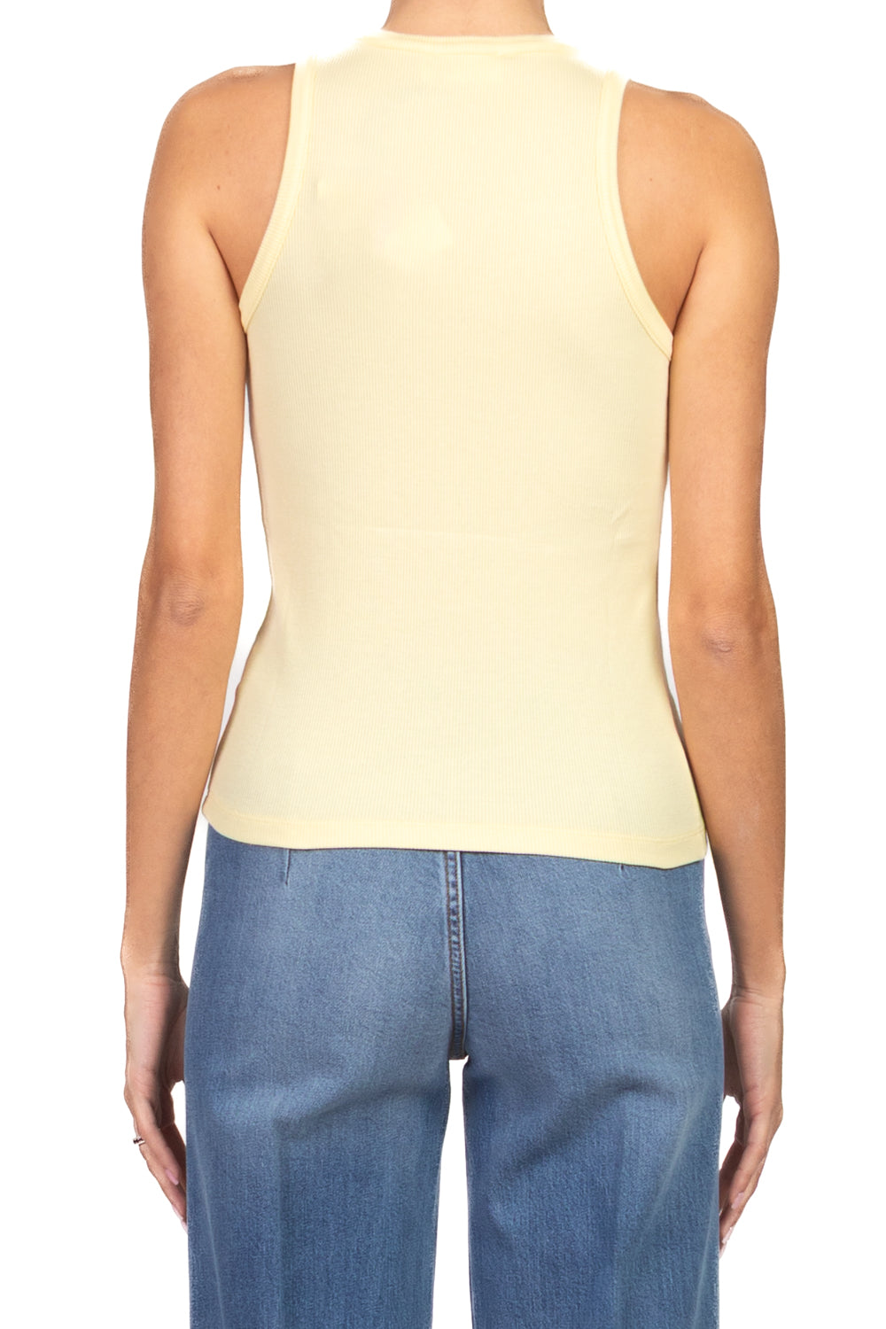 Vicolo - Canotta costine scollo vogatore Art. UAB0046