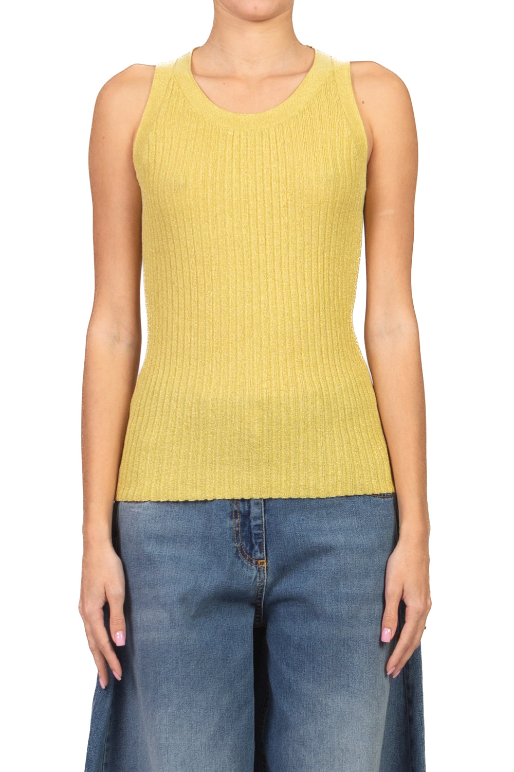 Emunà - Canotta a coste in lurex Art. 160227