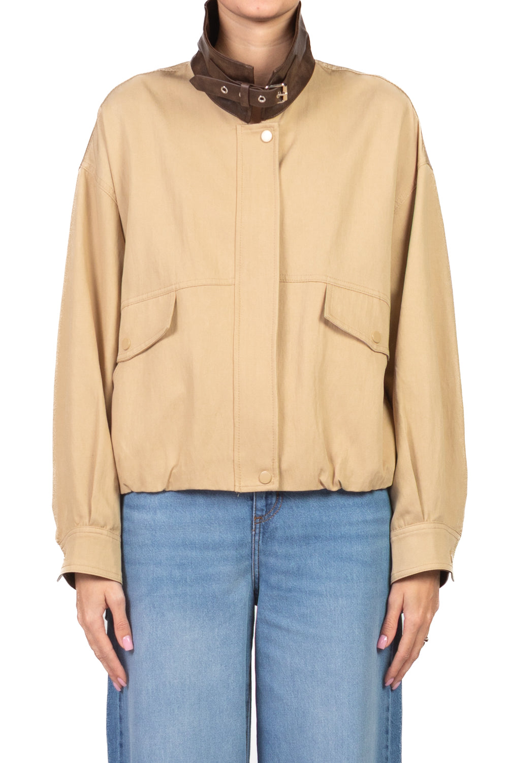 Vicolo - Giacca bomber colletto ecopelle Art. TAB0078