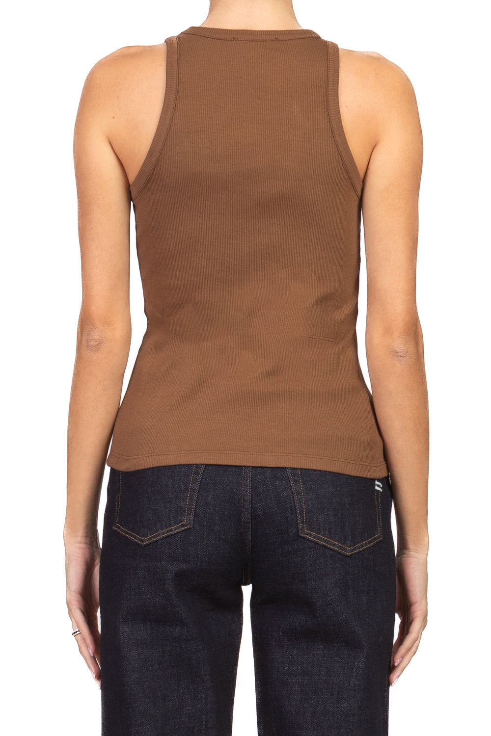 Vicolo - Canotta costine scollo vogatore Art. UAB0046