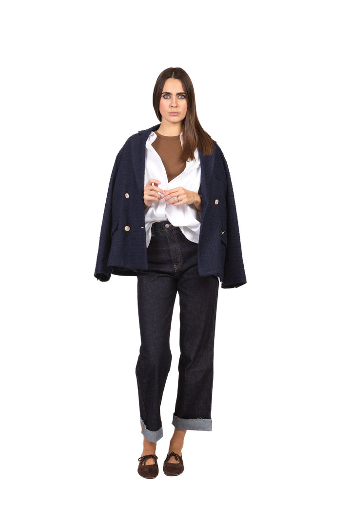 Tensione In - Camicia oxford over con taschino Art. S26C422