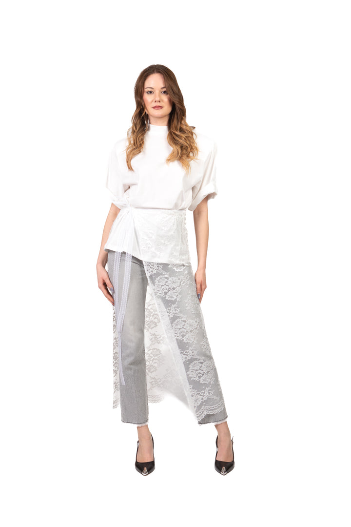 Vicolo - Jeans crop taglio vivo BELLA  Art. DAB5020