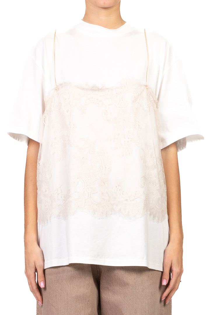 Tensione In - T-shirt con top pizzo Art. PE260052