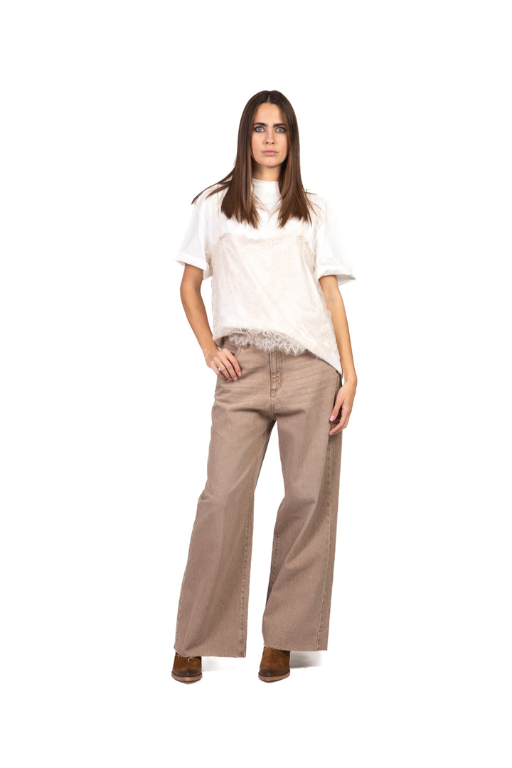 Tensione In - T-shirt con top pizzo Art. PE260052