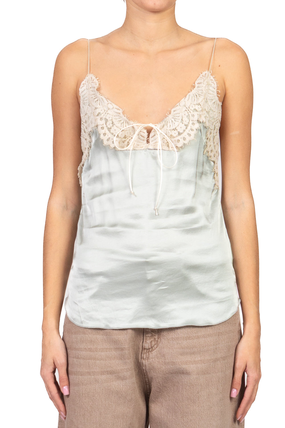 Dixie - Top raso con pizzo Art. R352A028