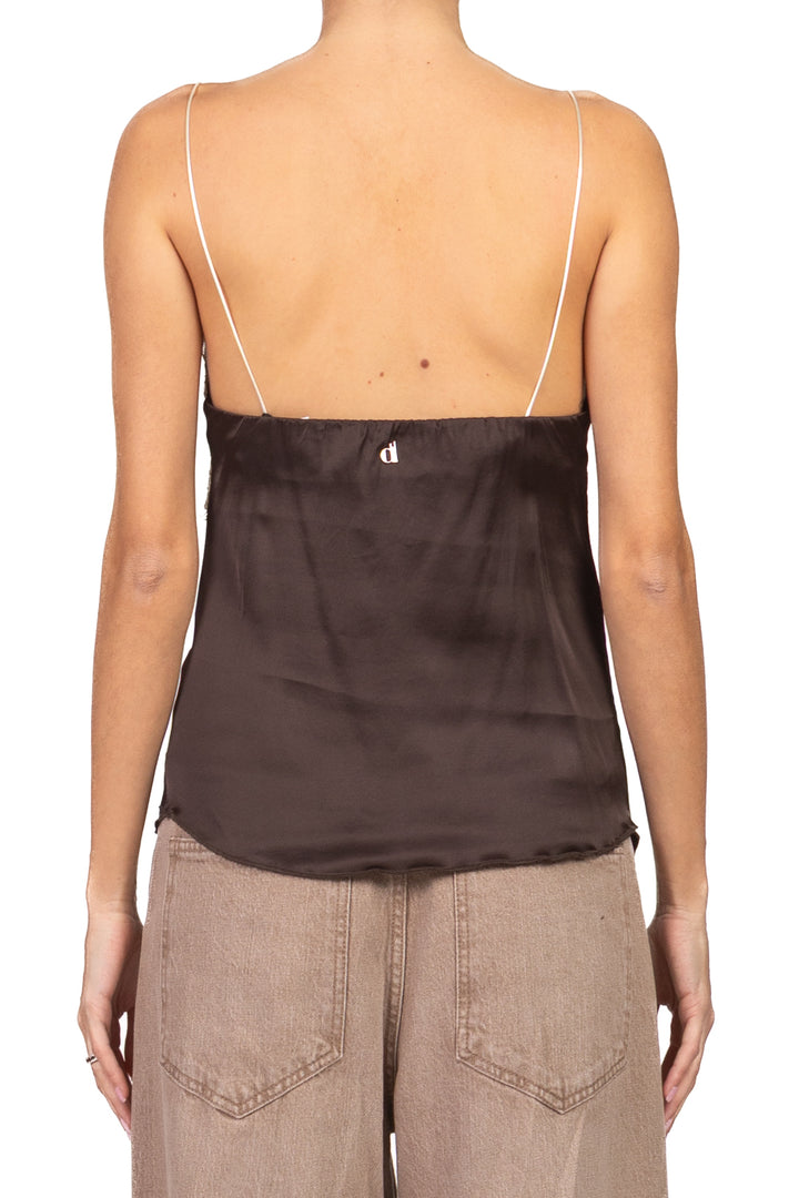 Dixie - Top raso con pizzo Art. R352A028