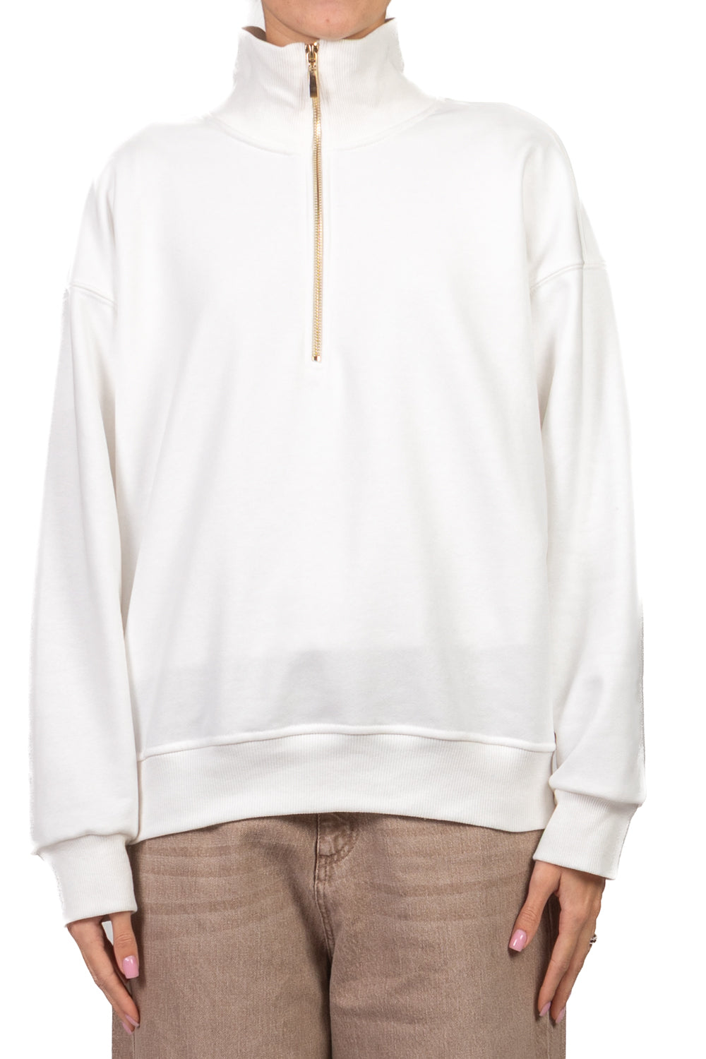 Tensione In - Felpa mezzo collo con zip  Art. 26M3693