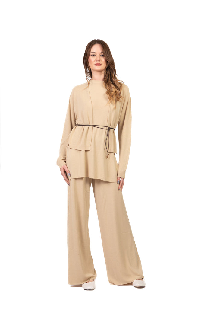 Kontatto - Gilet lungo con spacchi Art. 3M1521C