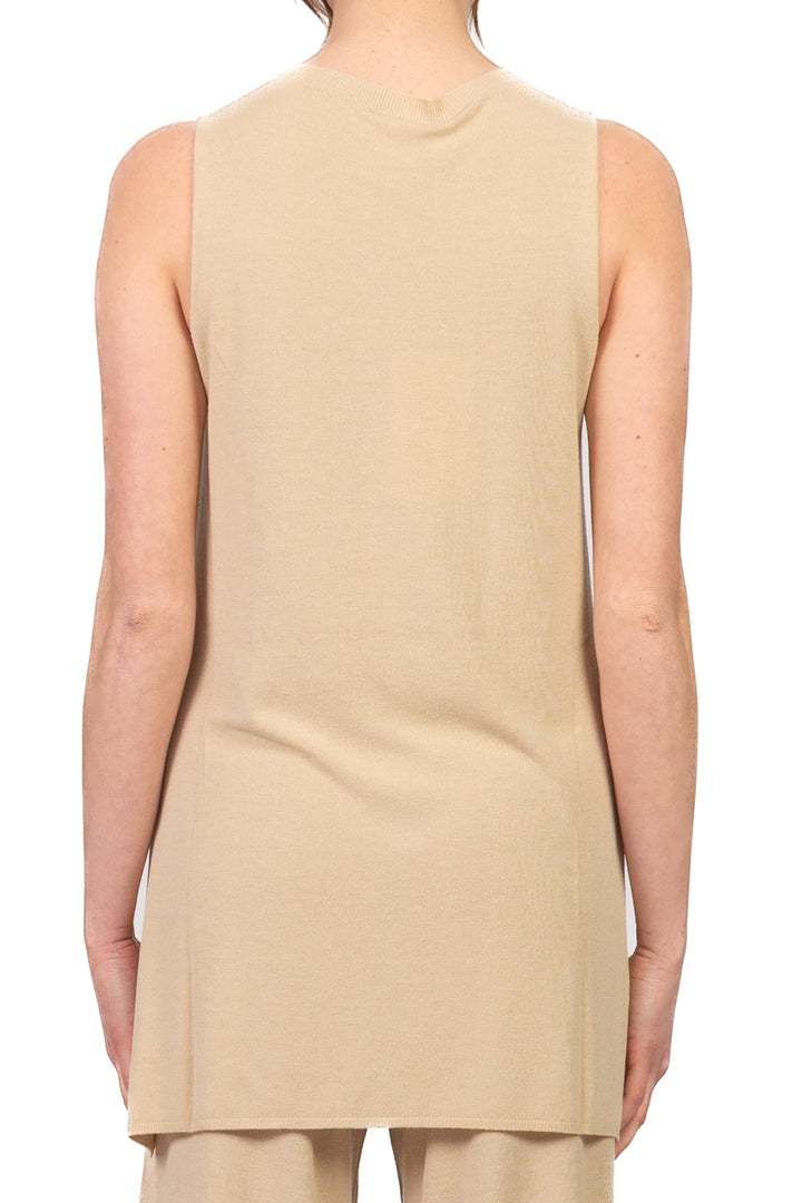 Kontatto - Gilet lungo con spacchi Art. 3M1521C