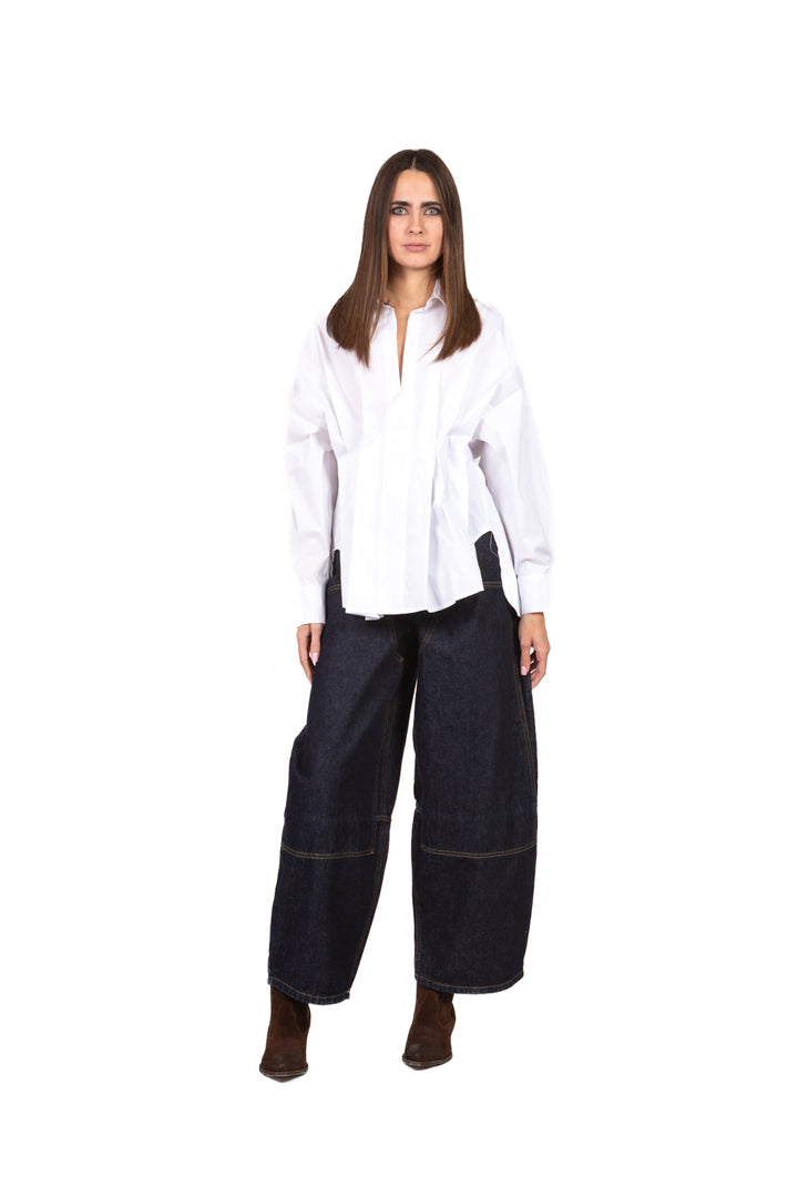 Have One - Camicia scollo v con pieghe Art. CVS-Q037