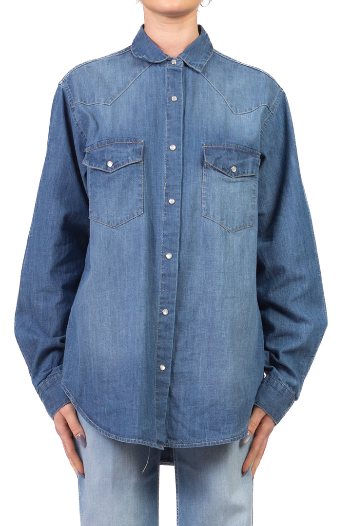 Tensione In - Camicia in denim Art. S26C438