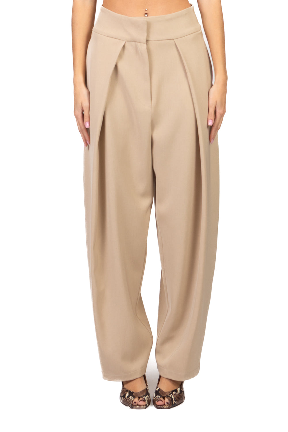 Tensione In - Pantalone balloon con pinces Art. 26P4046