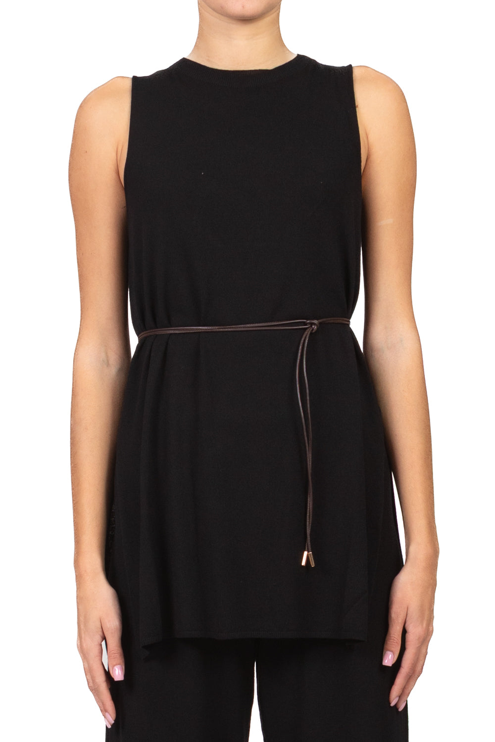 Kontatto - Gilet lungo con spacchi Art. 3M1521C