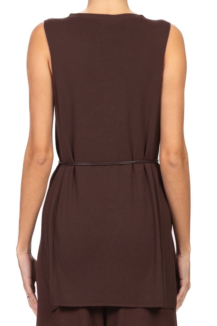 Kontatto - Gilet lungo con spacchi Art. 3M1521C