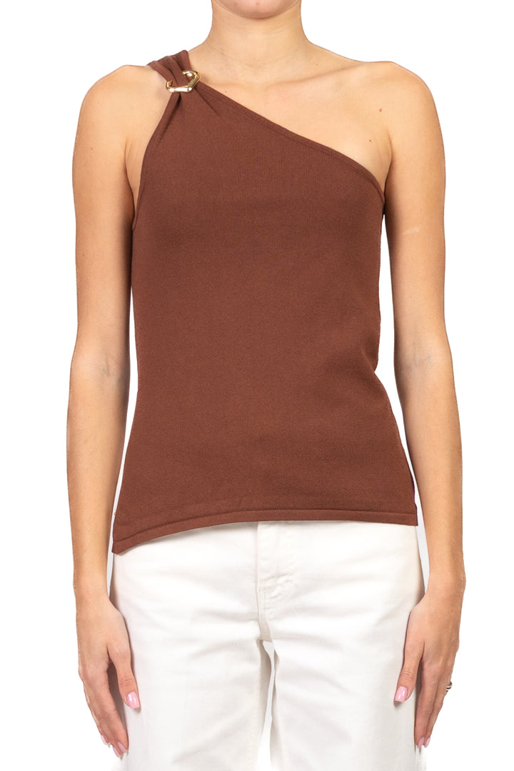 Kontatto - Maglia monospalla con spilla Art. 3M1549C