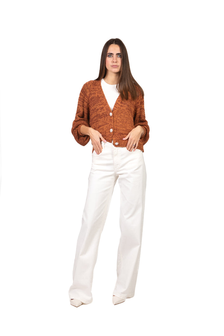 Have One - Cardigan filo lurex bottoni gioiello Art. JIT-Q008