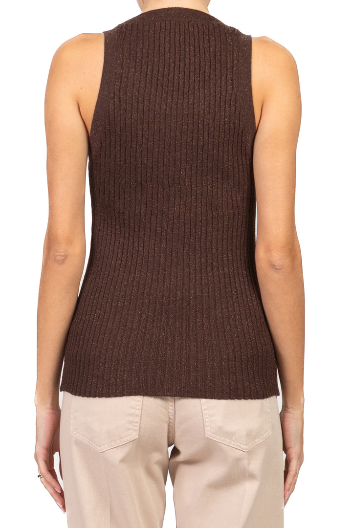 Emunà - Canotta a coste in lurex Art. 160227