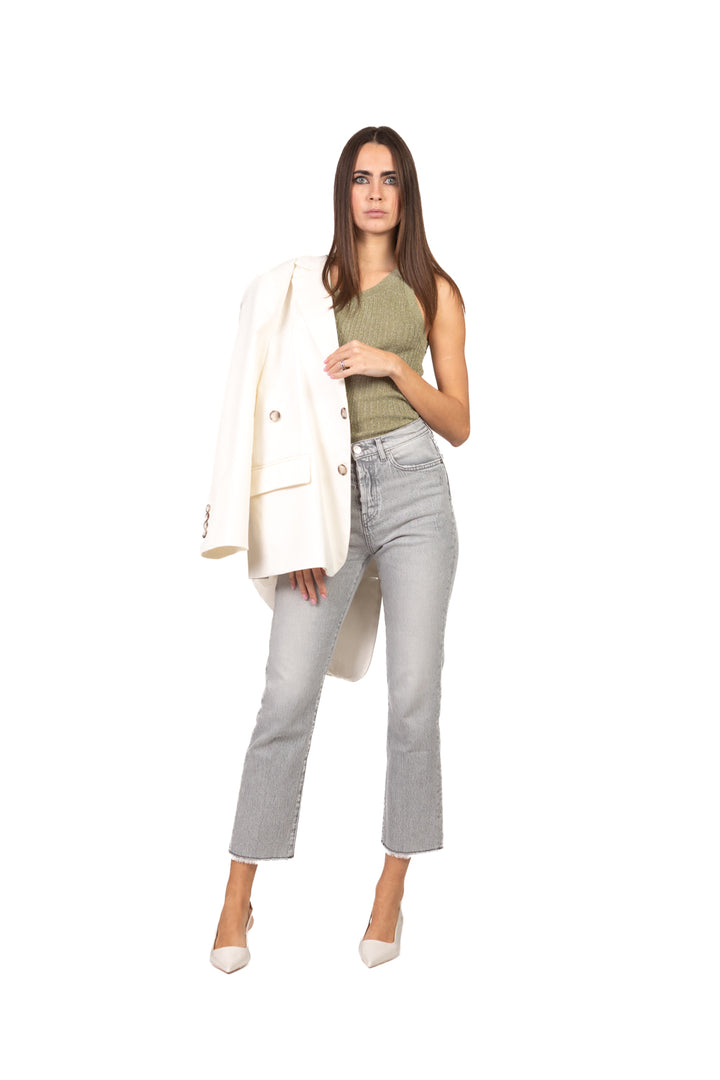 Emunà - Canotta a coste in lurex Art. 160227