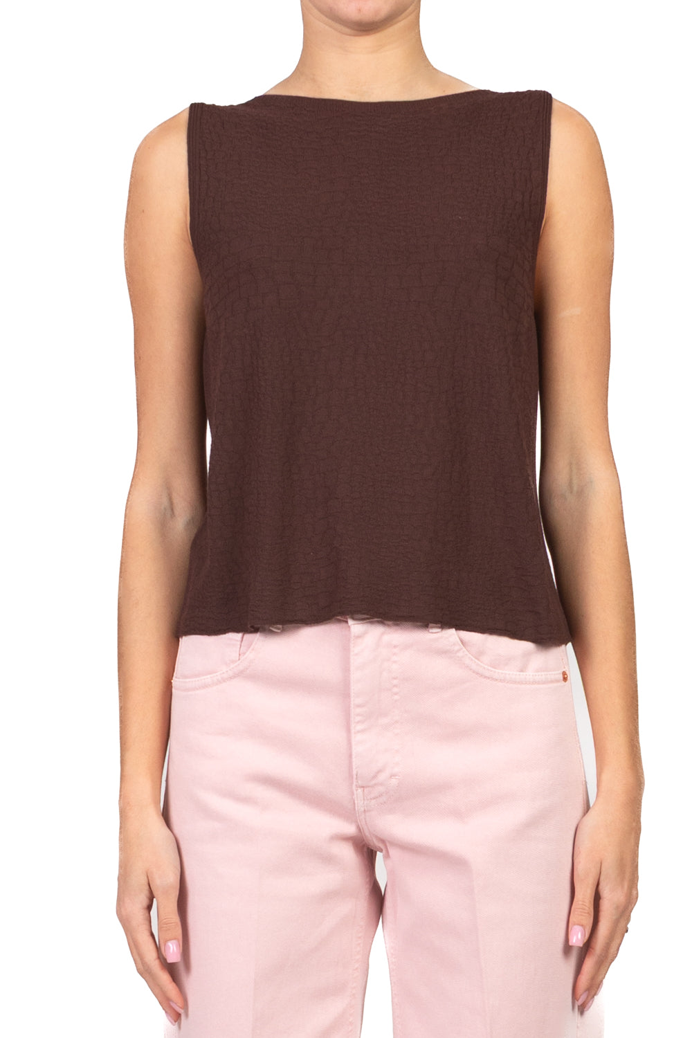 Kontatto - Gilet trama cocco Art. 3M1509C