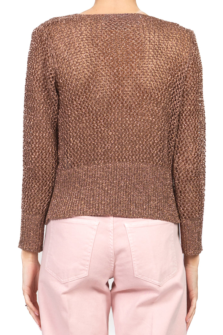 Kontatto - Cardigan in lurex traforato i Art. 3M1562C