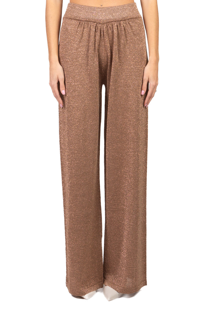 Kontatto - Pantalone palazzo in  lurex Art. 3M1556C