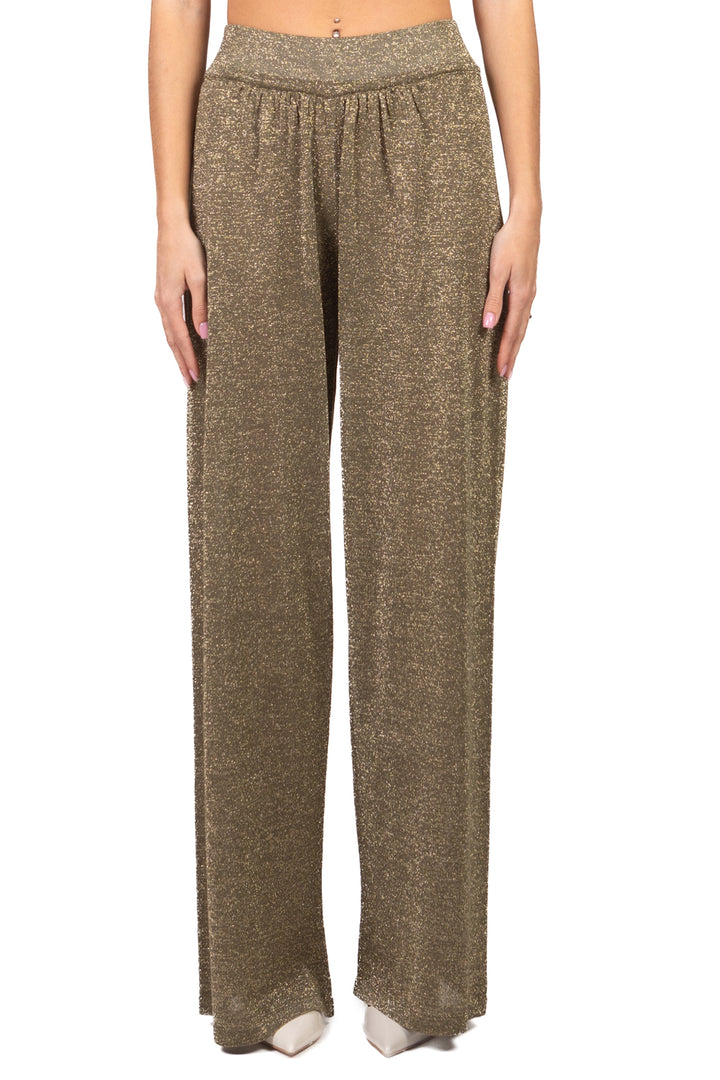 Kontatto - Pantalone palazzo in  lurex Art. 3M1556C