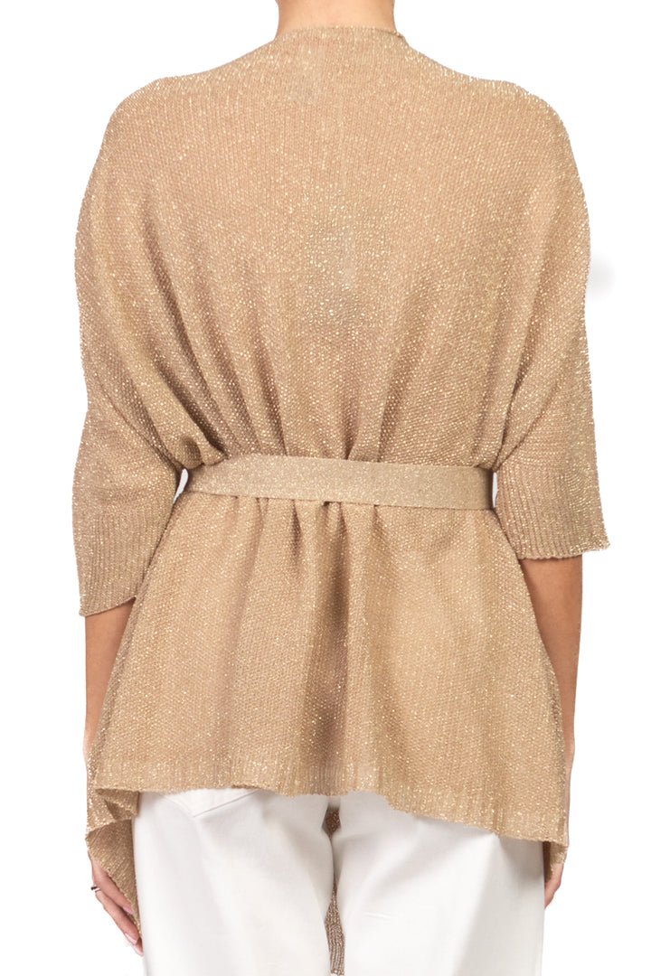 Kontatto - Kimono in lurex con fusciacca  Art. 3M1554C