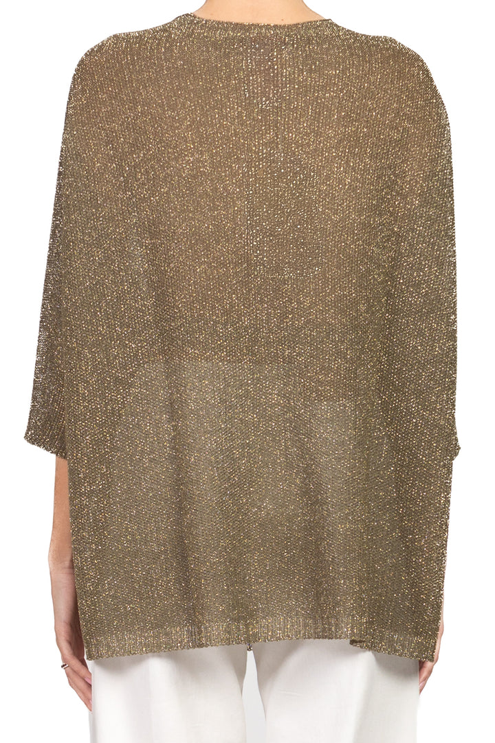 Kontatto - Kimono in lurex con fusciacca  Art. 3M1554C