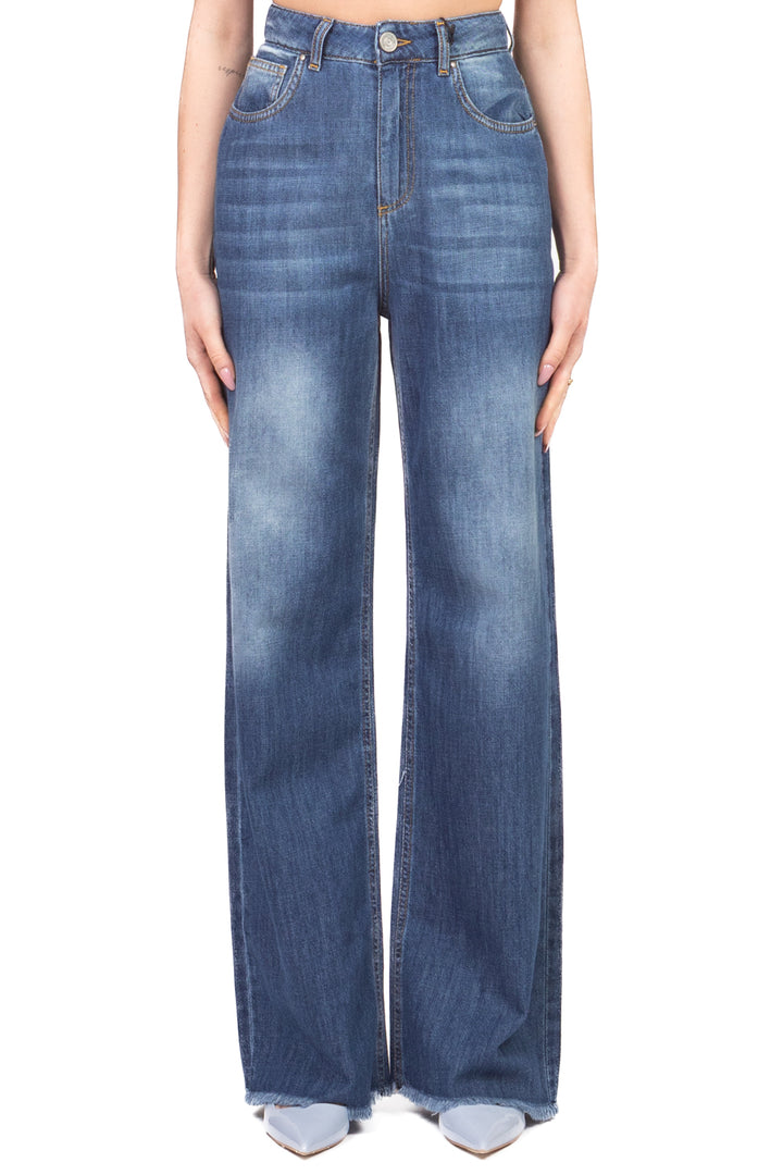 Tensione In - Jeans dritto sfrangiato PRADO Art. 3523J014W458PS
