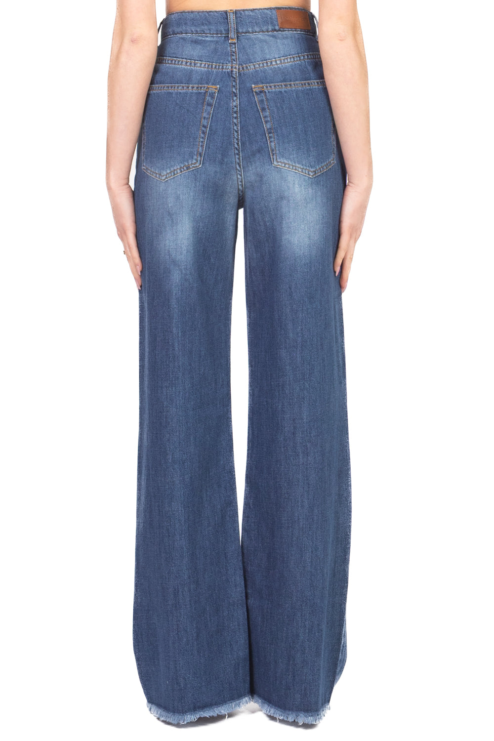 Tensione In - Jeans dritto sfrangiato PRADO Art. 3523J014W458PS