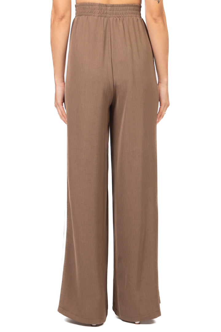 Tensione in - Pantalone palazzo bande laterali Art. 26P4049