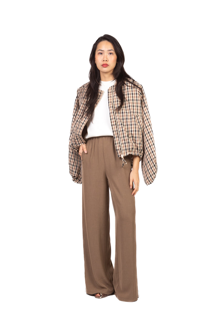 Tensione in - Pantalone palazzo bande laterali Art. 26P4049