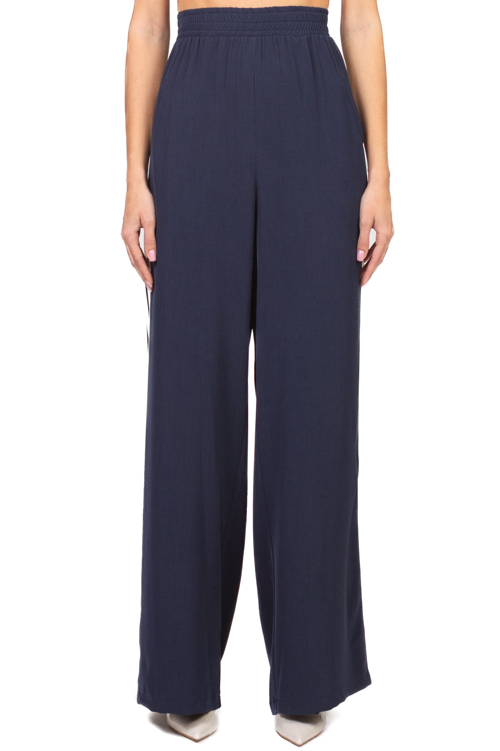 Tensione in - Pantalone palazzo bande laterali Art. 26P4049