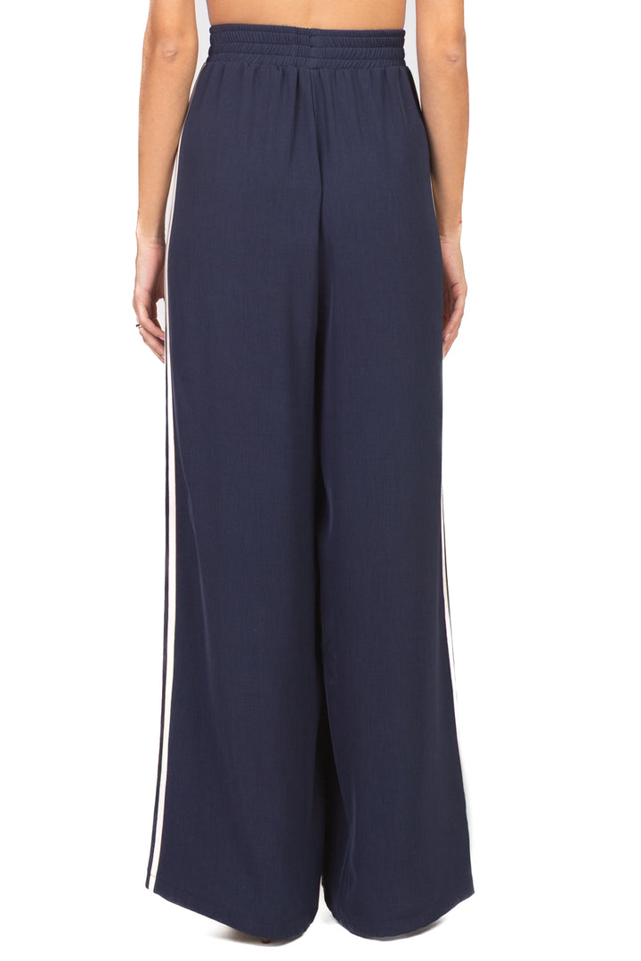 Tensione in - Pantalone palazzo bande laterali Art. 26P4049