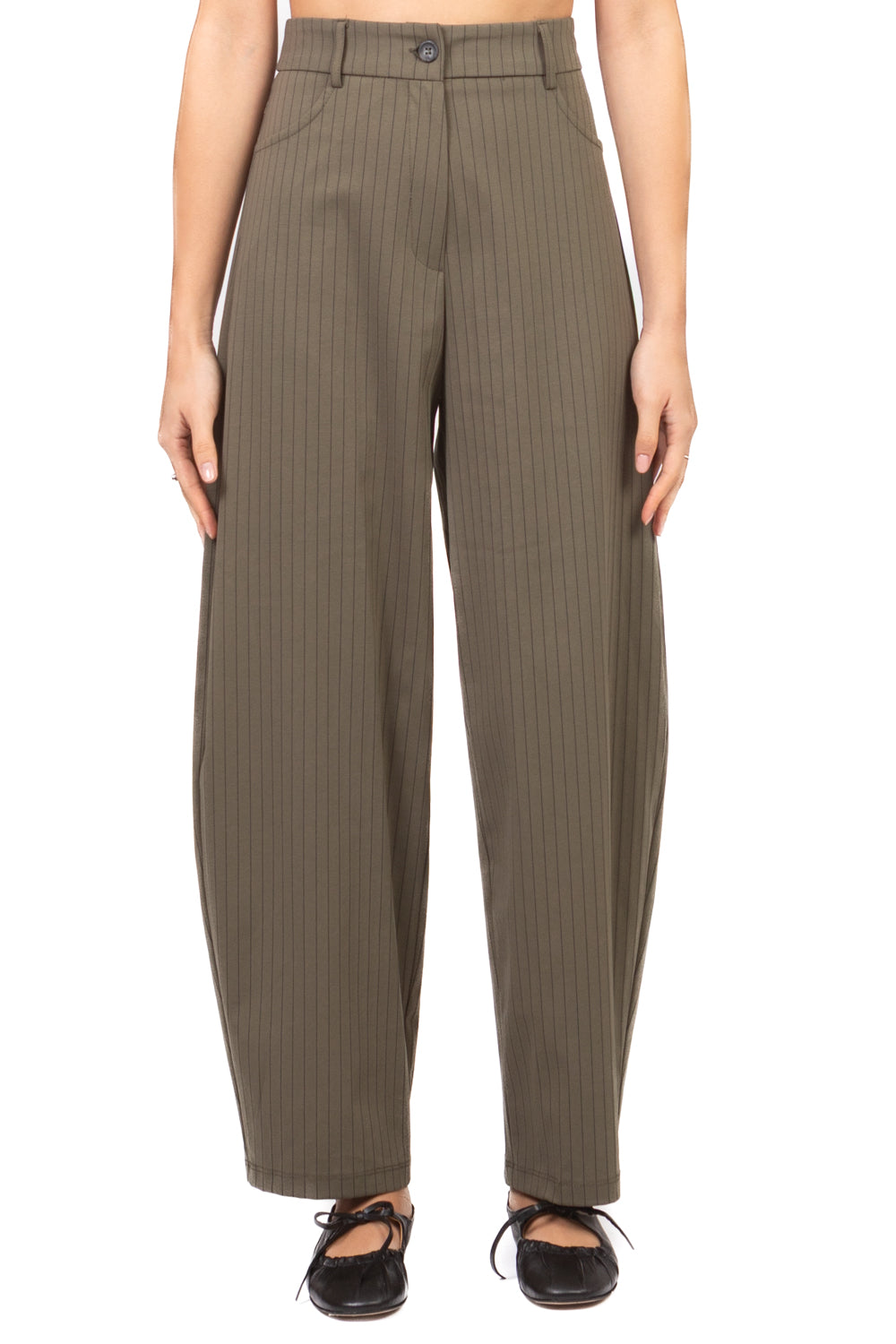 Tensione in - Pantalone gessato balloon Art. 26P4073