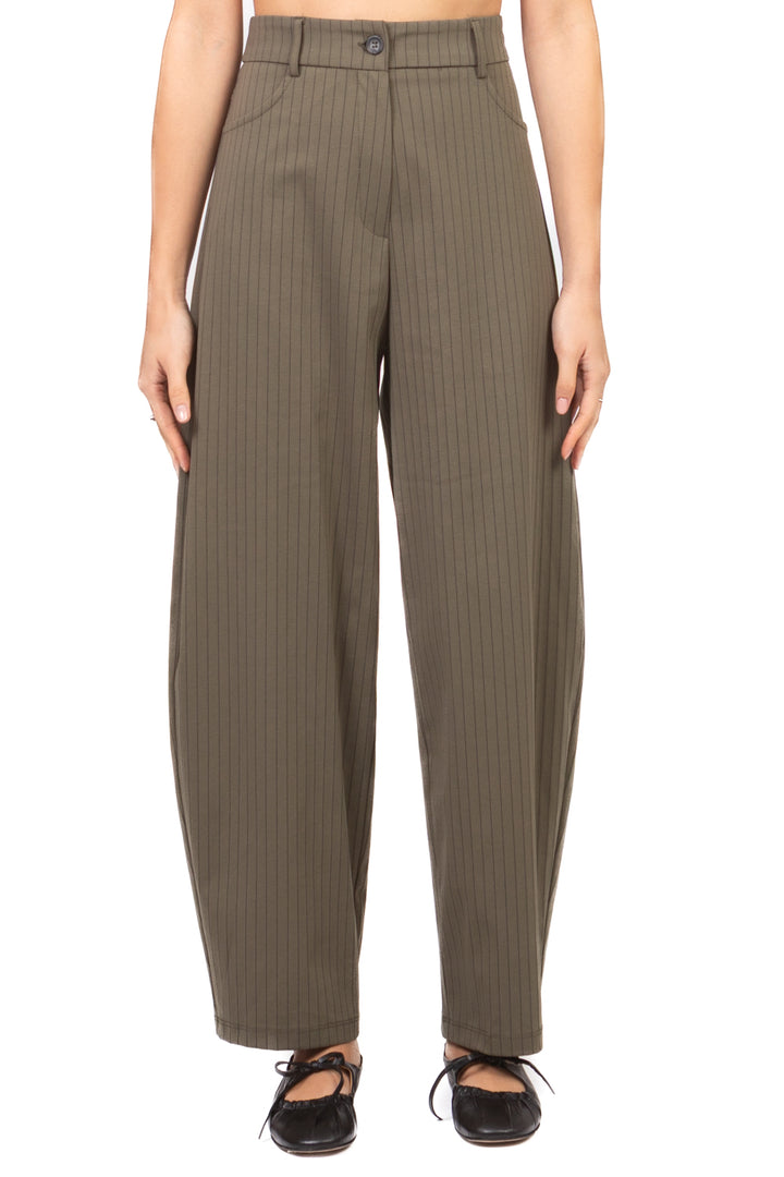 Tensione in - Pantalone gessato balloon Art. 26P4073