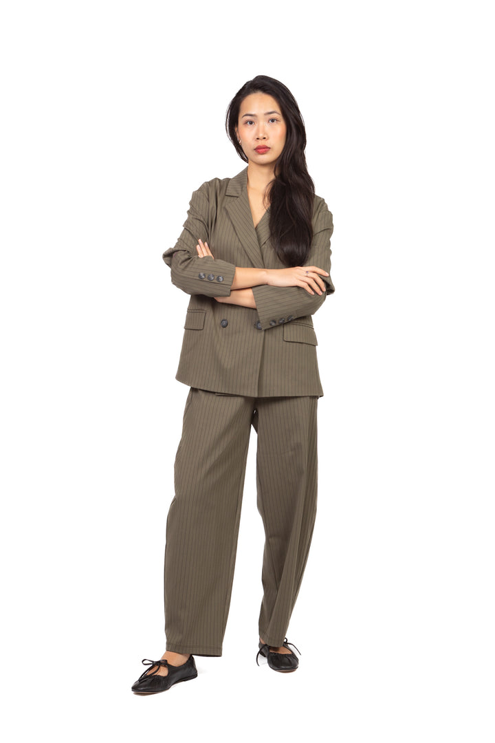 Tensione in - Pantalone gessato balloon Art. 26P4073