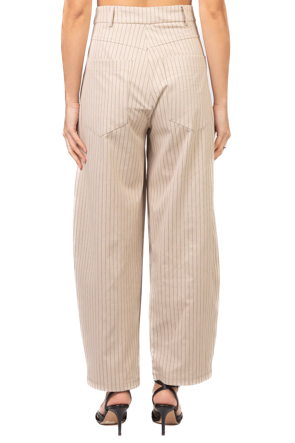 Tensione in - Pantalone gessato balloon Art. 26P4073