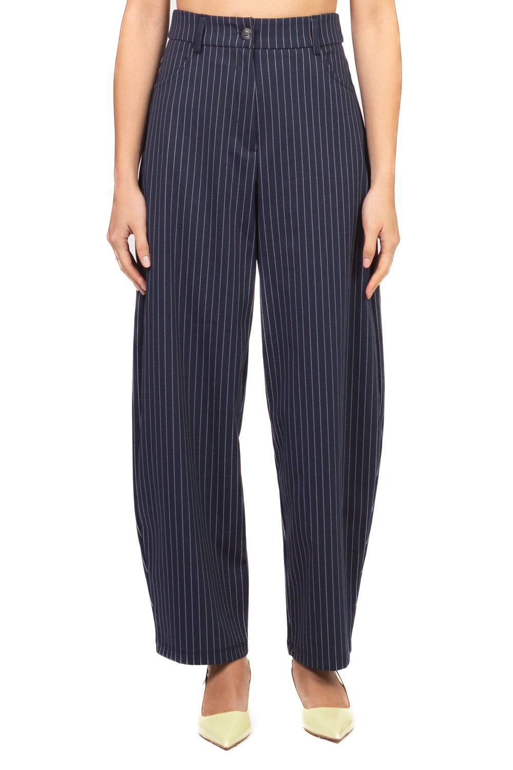 Tensione in - Pantalone gessato balloon Art. 26P4073