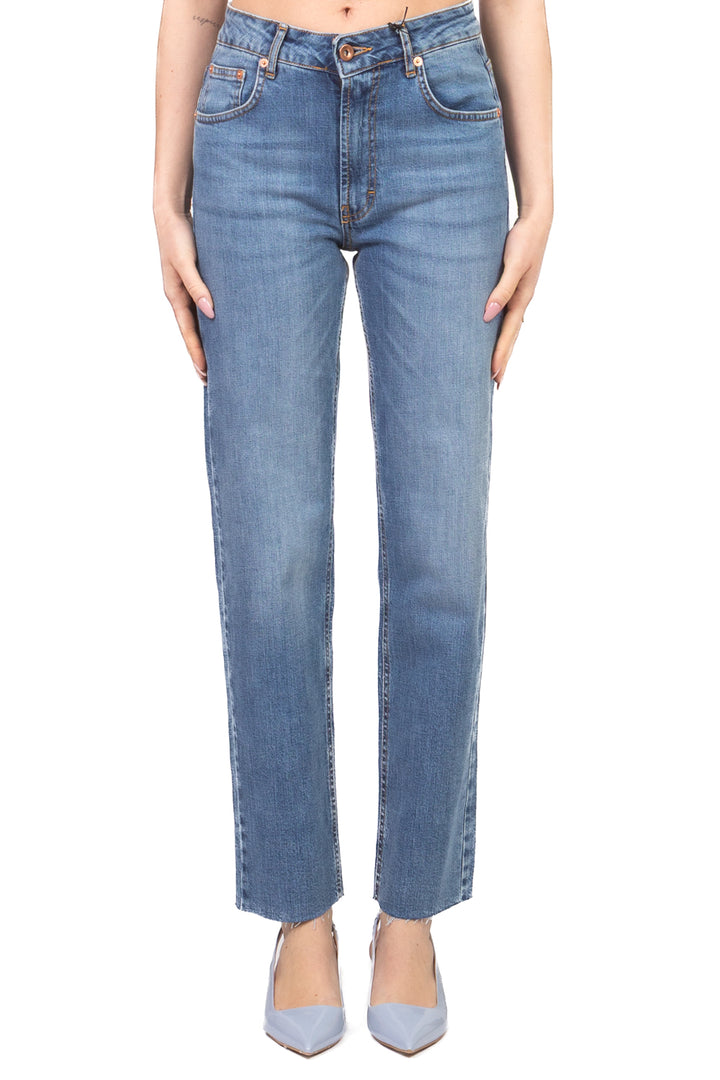 Tensione in - Jeans crop taglio vivo Art. CJ12725