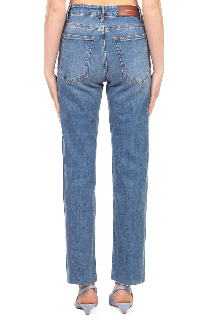 Tensione in - Jeans crop taglio vivo Art. CJ12725