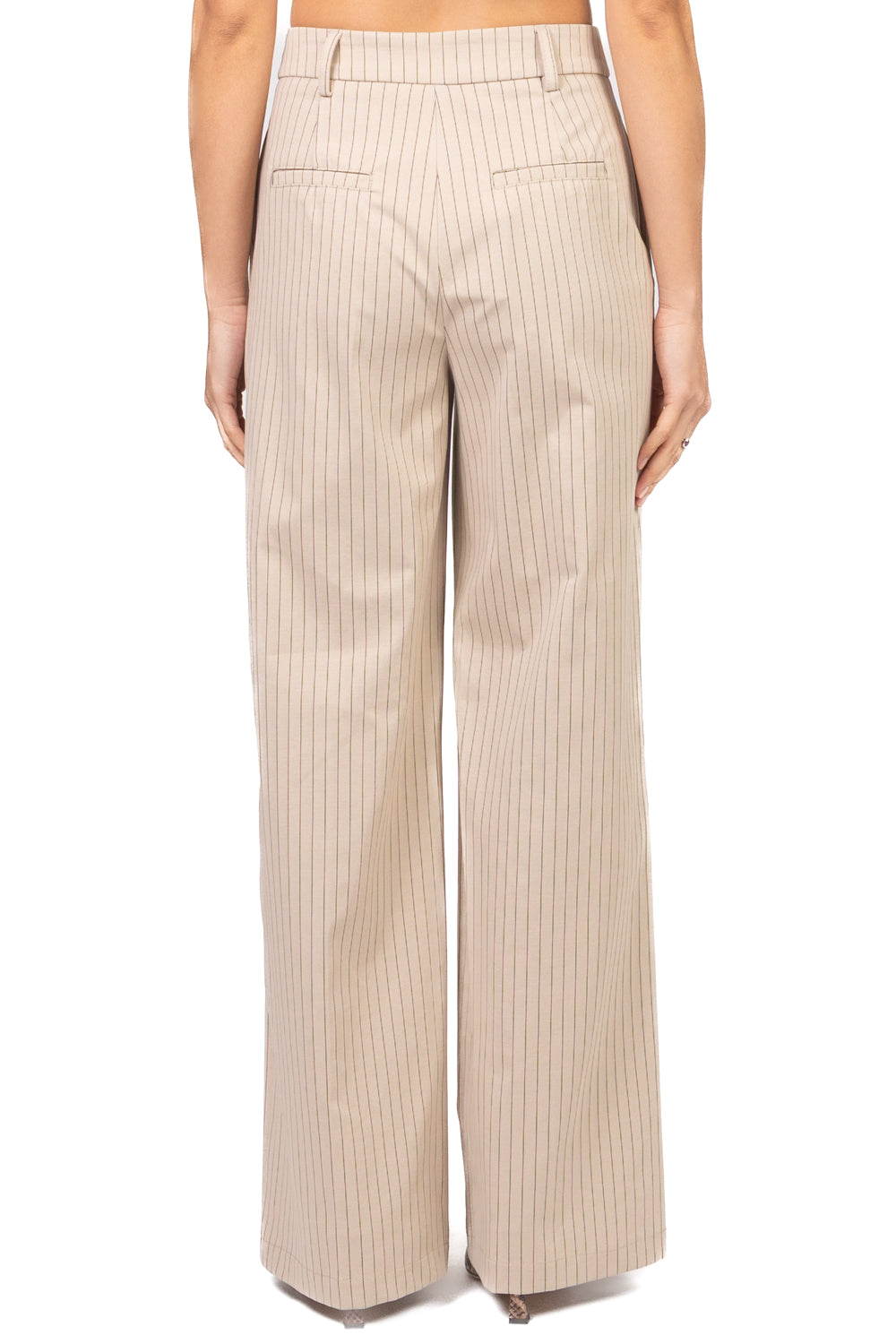 Tensione in - Pantalone palazzo gessato Art. 26P4075