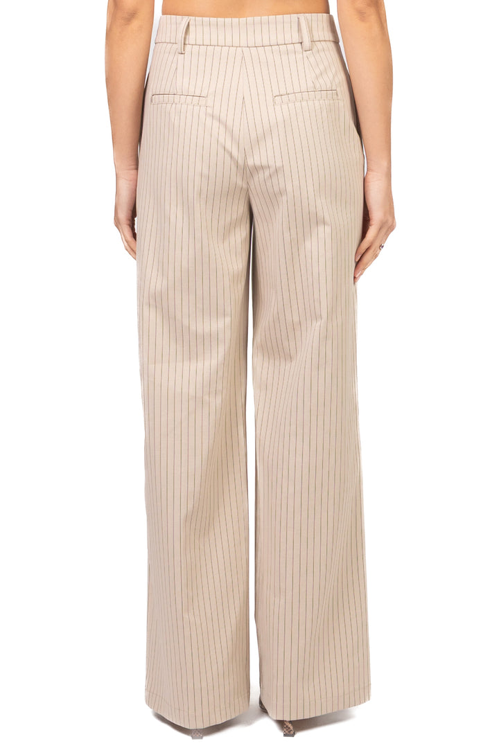 Tensione in - Pantalone palazzo gessato Art. 26P4075